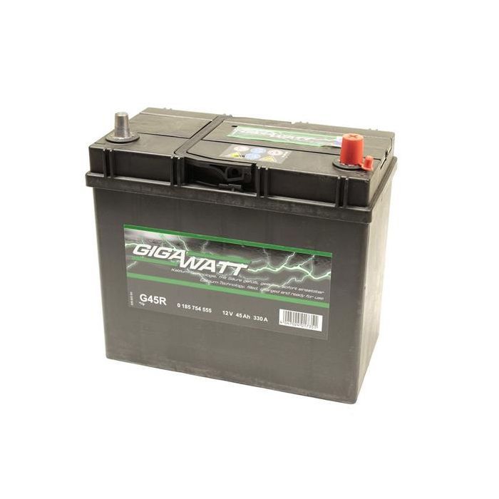 Акумулятор автомобільний GigaWatt 45А (0185754555) зображення 2