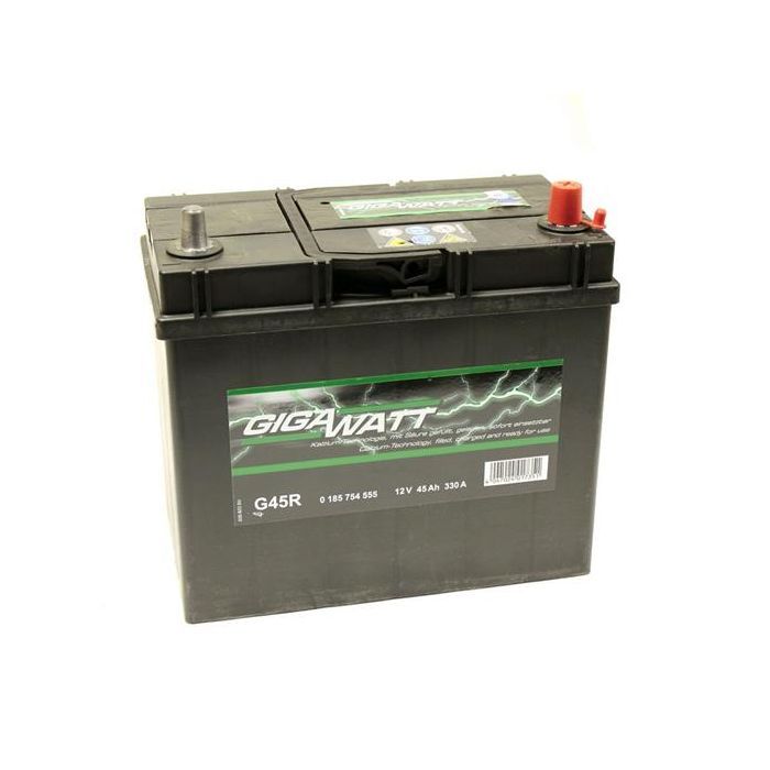 Акумулятор автомобільний GigaWatt 45А (0185754555) зображення 3
