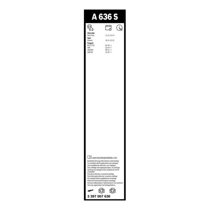 Щітка склоочисника Bosch 3 397 007 636 зображення 6