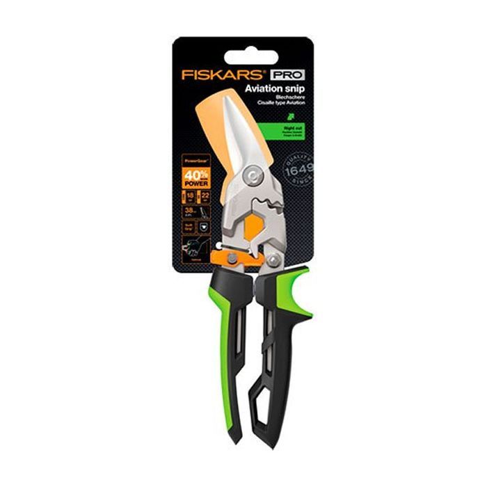 Ножиці по металу Fiskars PowerGear Aviation Snip (1027207) (1027207) зображення 3