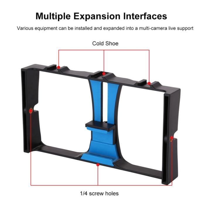 Набор блогера Puluz 4in1 (light, mount, phone holder, microphone) (PKT3023) изображение 3