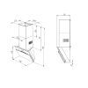 Вытяжка кухонная Pyramida NR-MG 60 E (1000) IX изображение 8