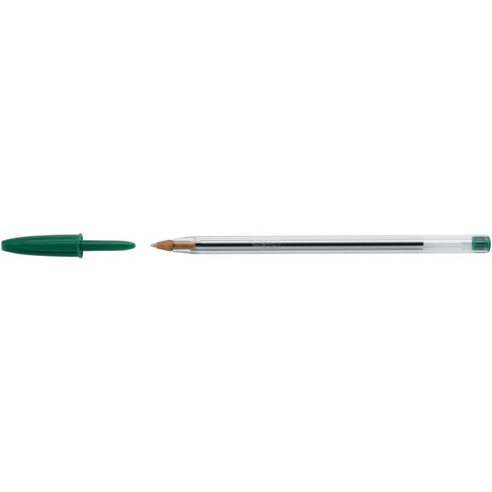 Ручка кулькова Bic Cristal, зелена (bc875976)