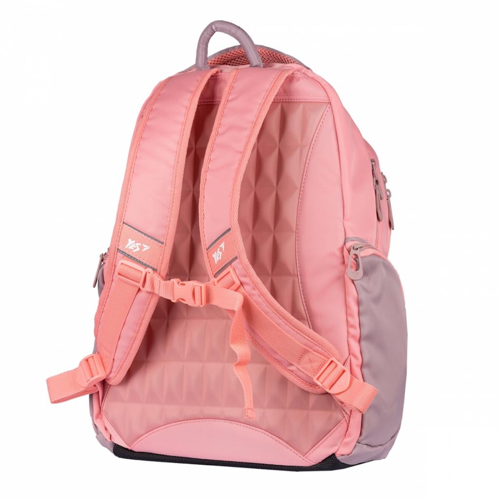 Рюкзак школьный Yes T-120 Urban disign style серо-розовый (552497) изображение 2
