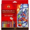 Карандаши цветные Koh-i-Noor Polycolor художественные 36 цвета (3835)