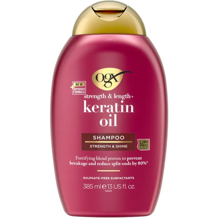 Шампунь OGX Keratin Oil против ломкости с кератиновым маслом 385 мл (0022796977519)