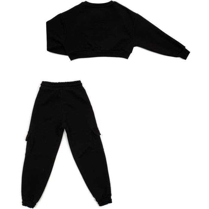 Спортивный костюм детский A-Yugi трикотажный (7036-K-164G-black) изображение 4
