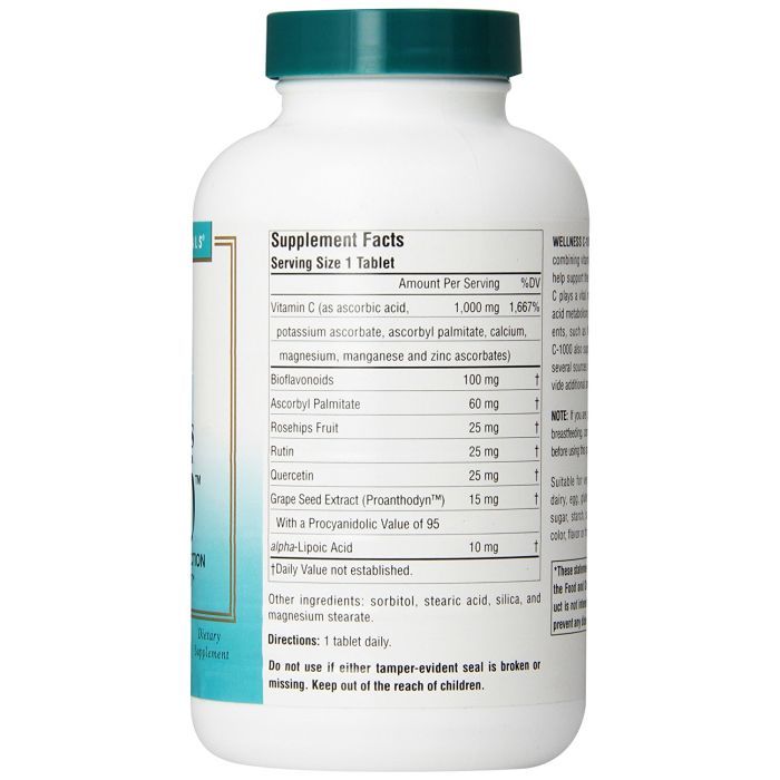 Вітамін Source Naturals Вітамін С-1000, Wellness, 100 таблеток (SN1032) зображення 2