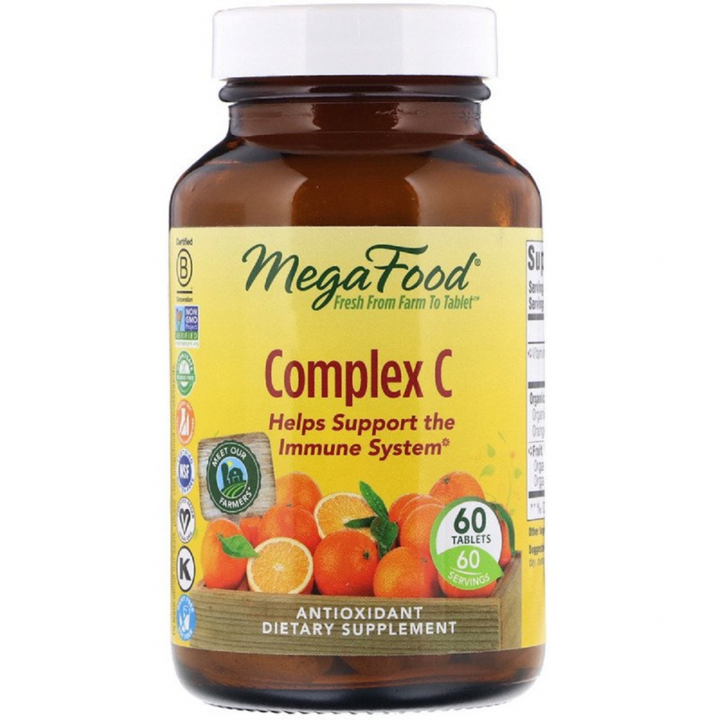 Вітамін MegaFood Комплекс вітаміну С, Complex C, 60 таблеток (MGF-10133)