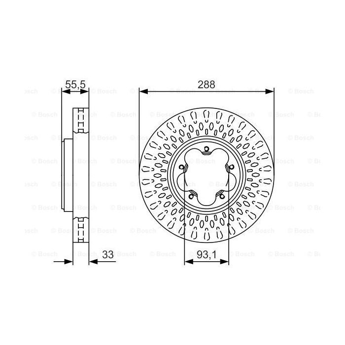 Гальмівний диск Bosch 0 986 479 A49 зображення 5