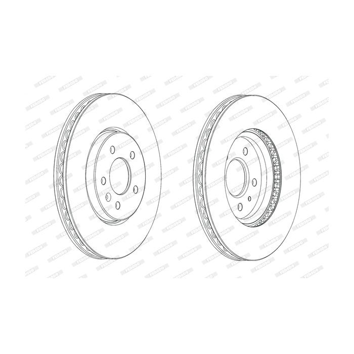 Тормозной диск FERODO DDF2191C-1