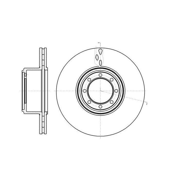 Тормозной диск REMSA 61216.10