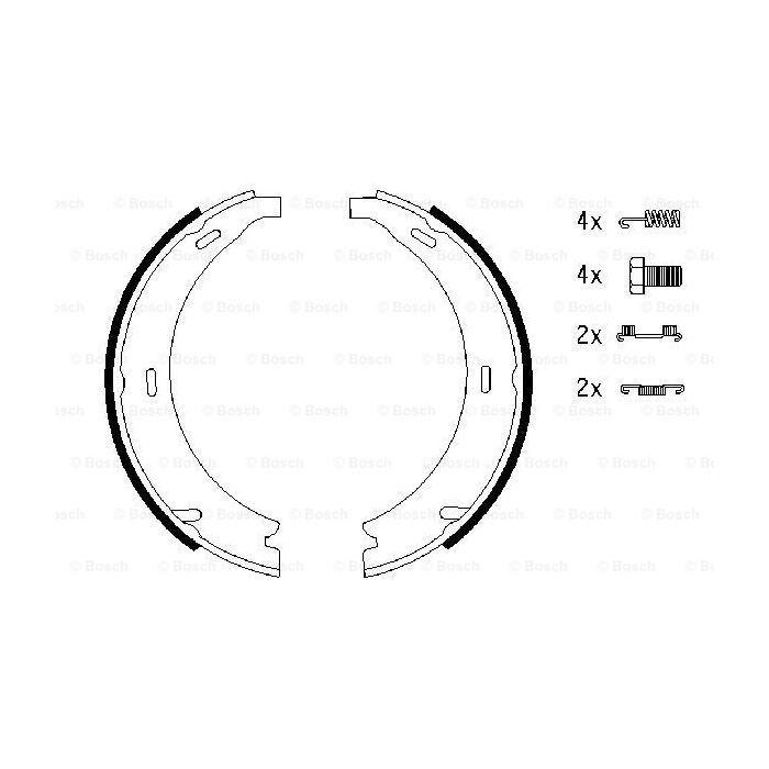 Тормозные колодки Bosch 0 986 487 543 изображение 5