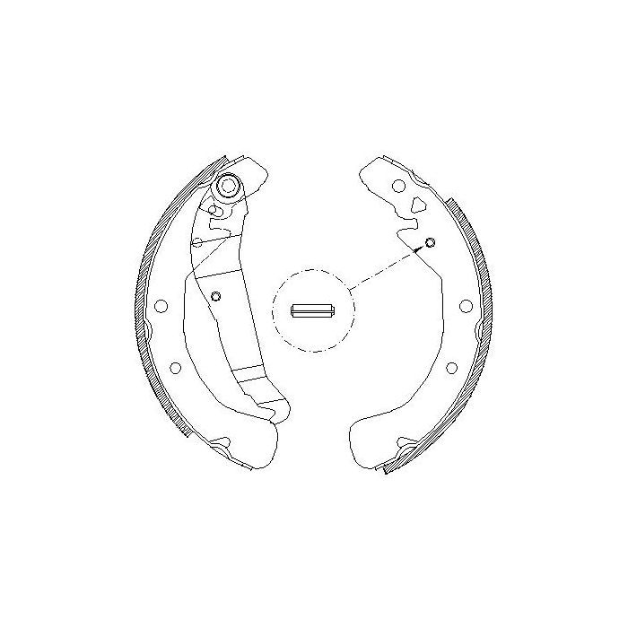 Гальмівні колодки REMSA 4422.00