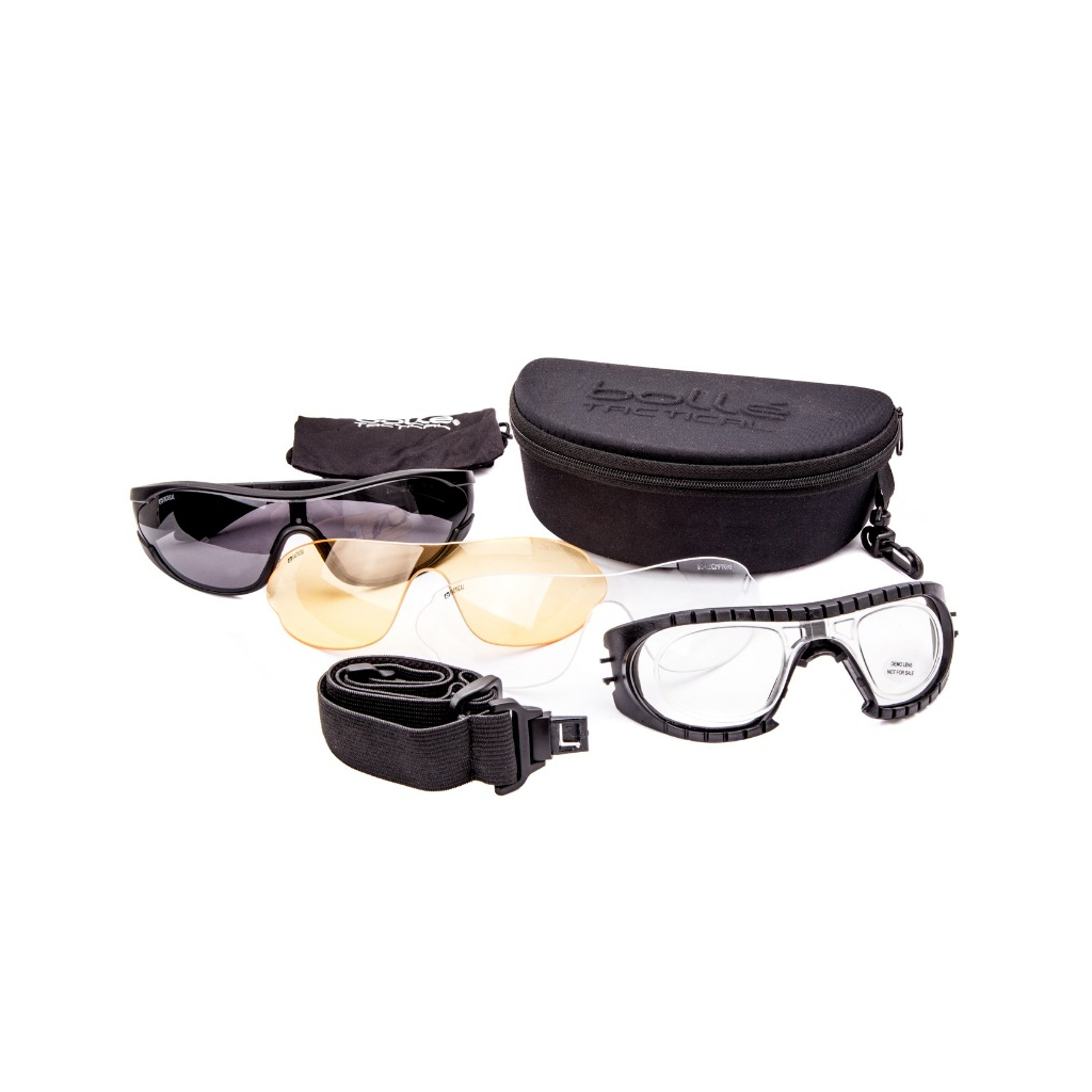 Тактичні окуляри Bolle Raider з комплектом лінз, фіксатором на перенісся та ремінце (RAIDERKIT) зображення 5
