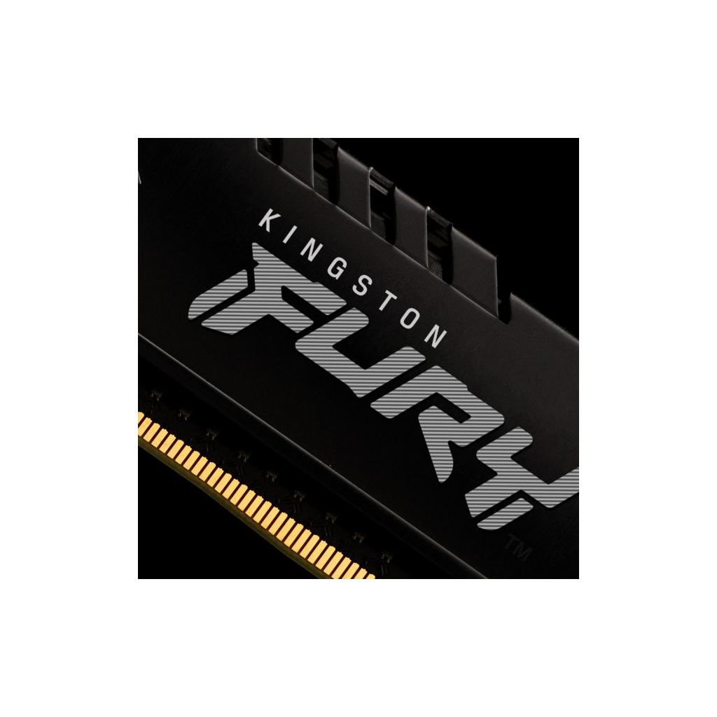 Модуль памяти для компьютера DDR4 8GB 2666 MHz Fury Beast Black Kingston Fury (ex.HyperX) (KF426C16BB/8) изображение 6