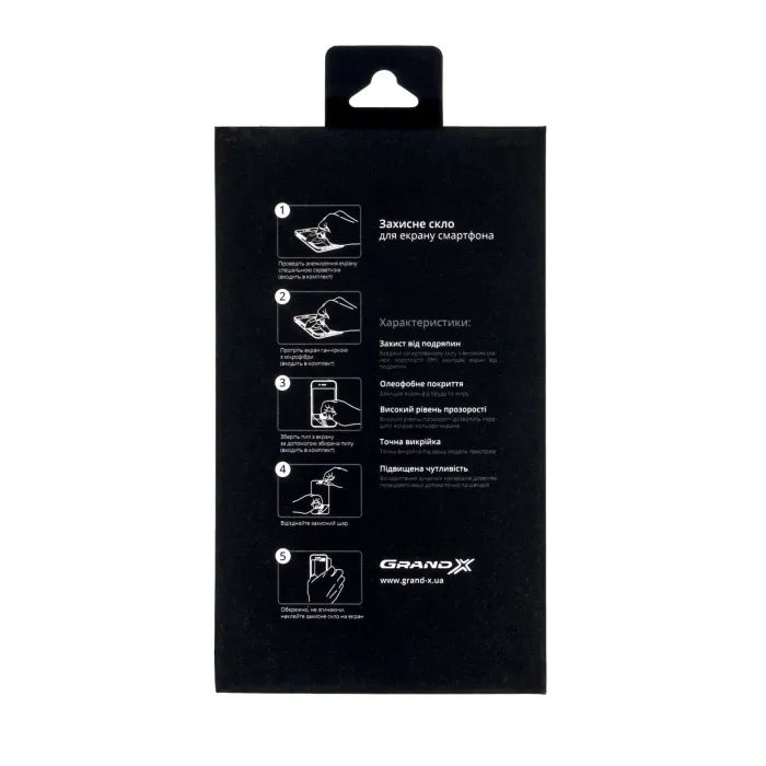 Скло захисне Grand-X Apple iPhone 12 Pro Max black (CAIP12PMB) зображення 2
