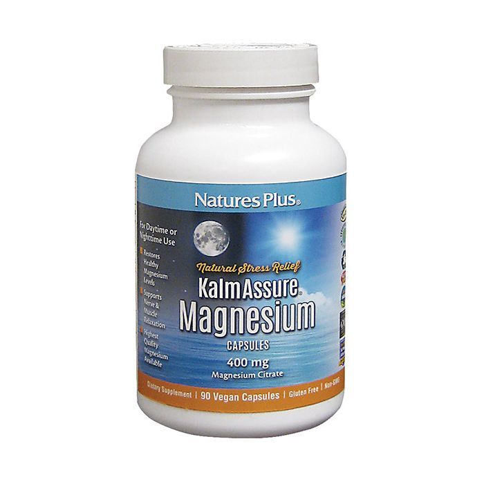 Минералы Natures Plus Магний 400мг, KalmAssure, 90 гелевых капсул (NAP-33602)