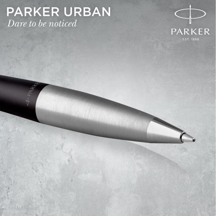 Ручка шариковая Parker URBAN 17 Muted Black CT BP (30 135) изображение 2