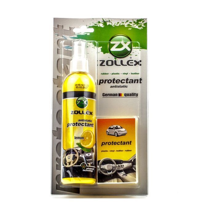 Автополироль Zollex с губкой 240 мл лимон (18032)