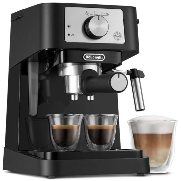 Ріжкова кавоварка еспресо DeLonghi EC260BK зображення 4