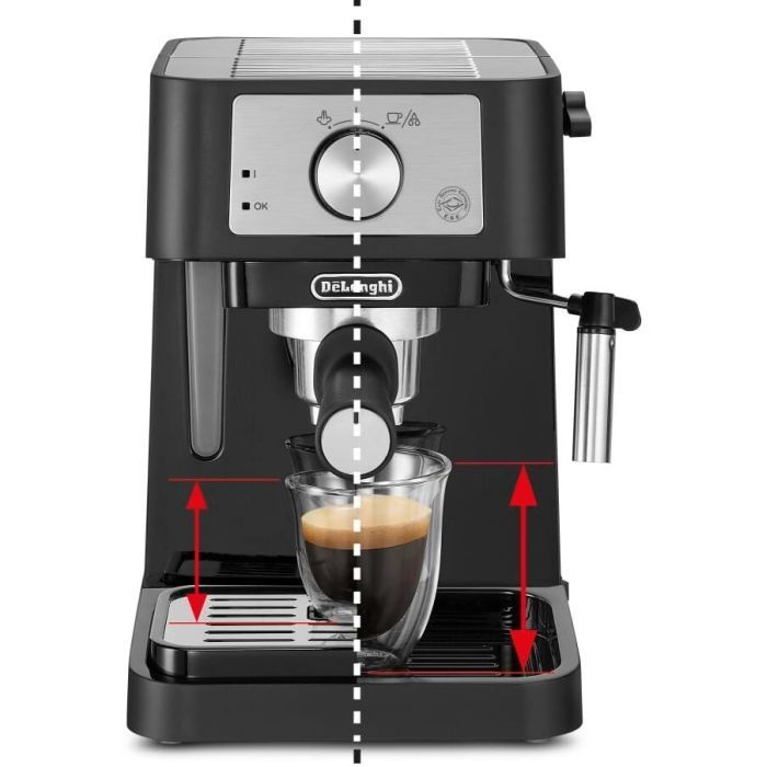 Ріжкова кавоварка еспресо DeLonghi EC260BK зображення 5