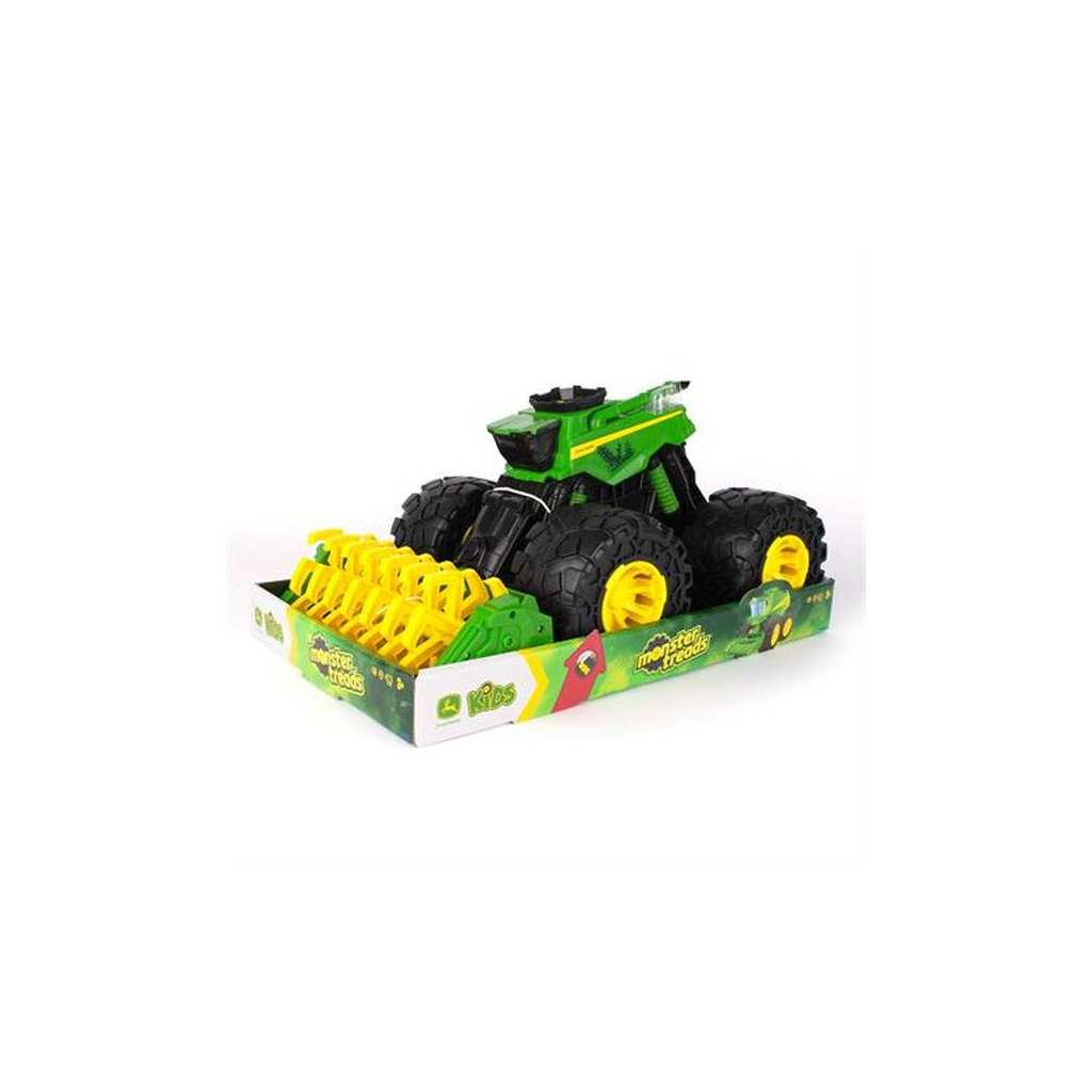 Спецтехника John Deere Kids Monster Treads с молотилкой и большими колесами (47329) изображение 2