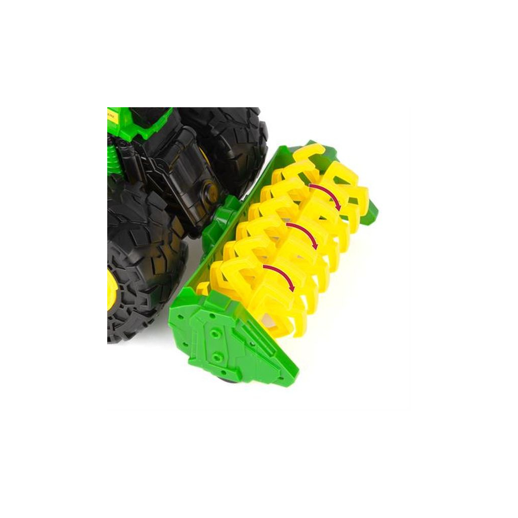 Спецтехника John Deere Kids Monster Treads с молотилкой и большими колесами (47329) изображение 4