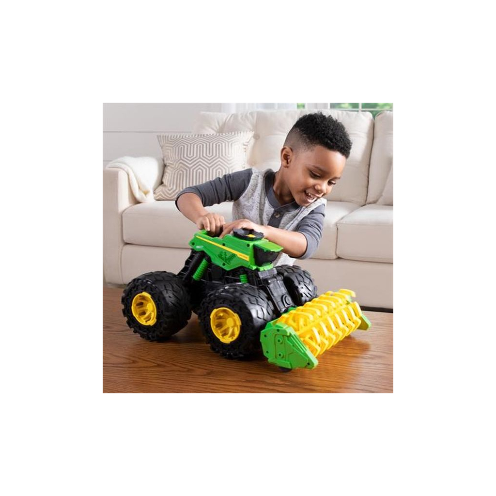Спецтехника John Deere Kids Monster Treads с молотилкой и большими колесами (47329) изображение 7