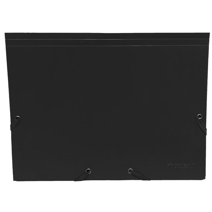 Папка на резинках H-Tone А4, черная (FOLD-HT-JJ40941-B)