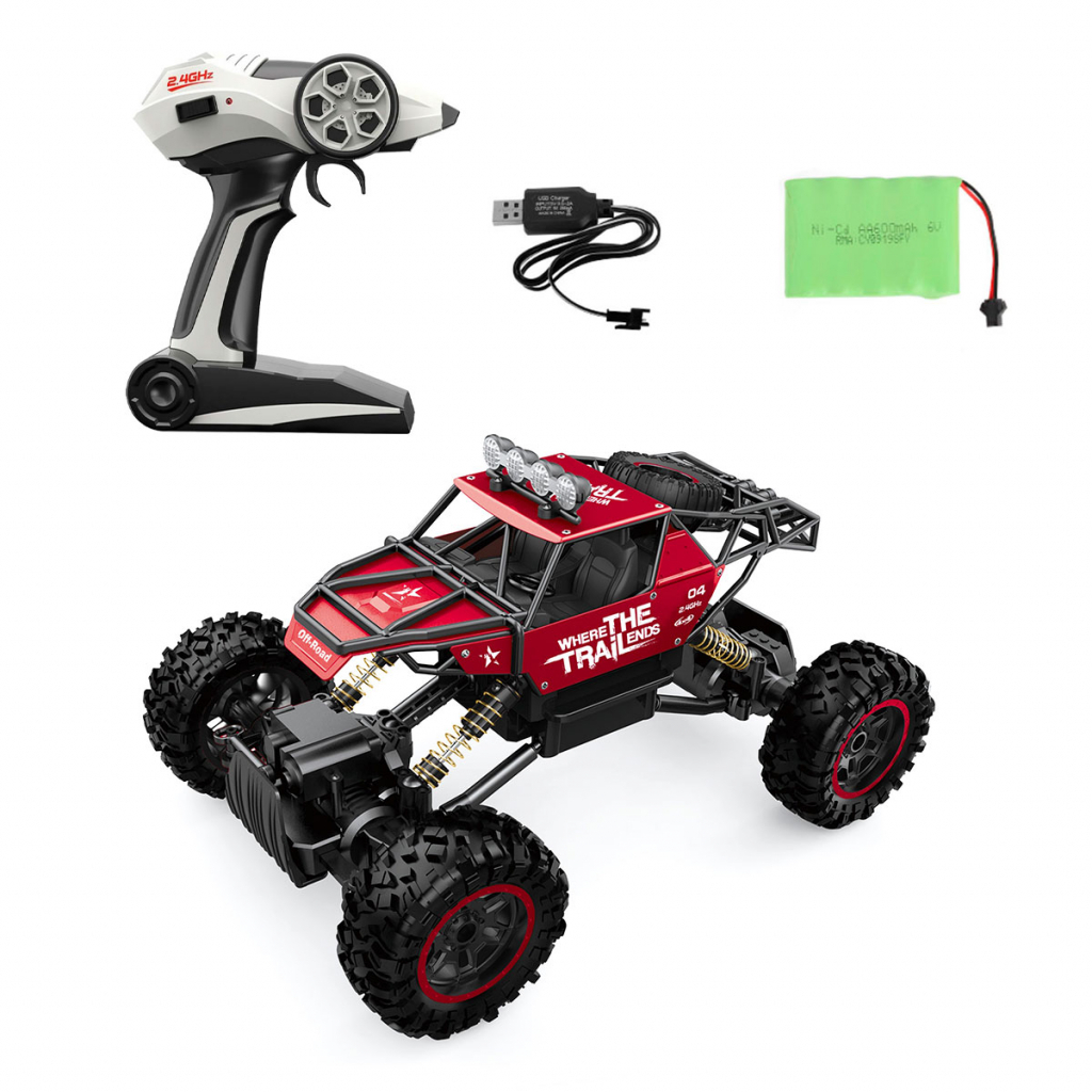 Радиоуправляемая игрушка Sulong Toys Off-road Crawler – Where the trail ends, красный (SL-121RHMR) изображение 4