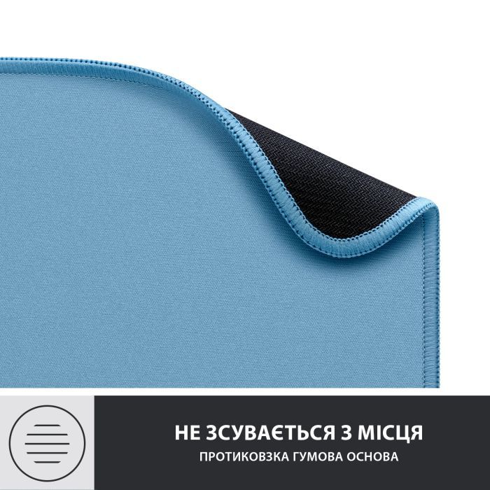 Килимок для мишки Logitech Mouse Pad Studio Series Graphite (956-000049) зображення 7
