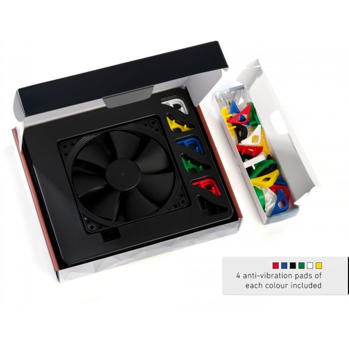 Кулер для корпуса Noctua NF-F12PWM CHROMAX.BLACK.SWAP изображение 2