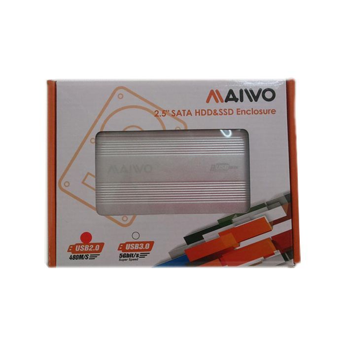 Карман внешний Maiwo K2501A-U2S silver изображение 4