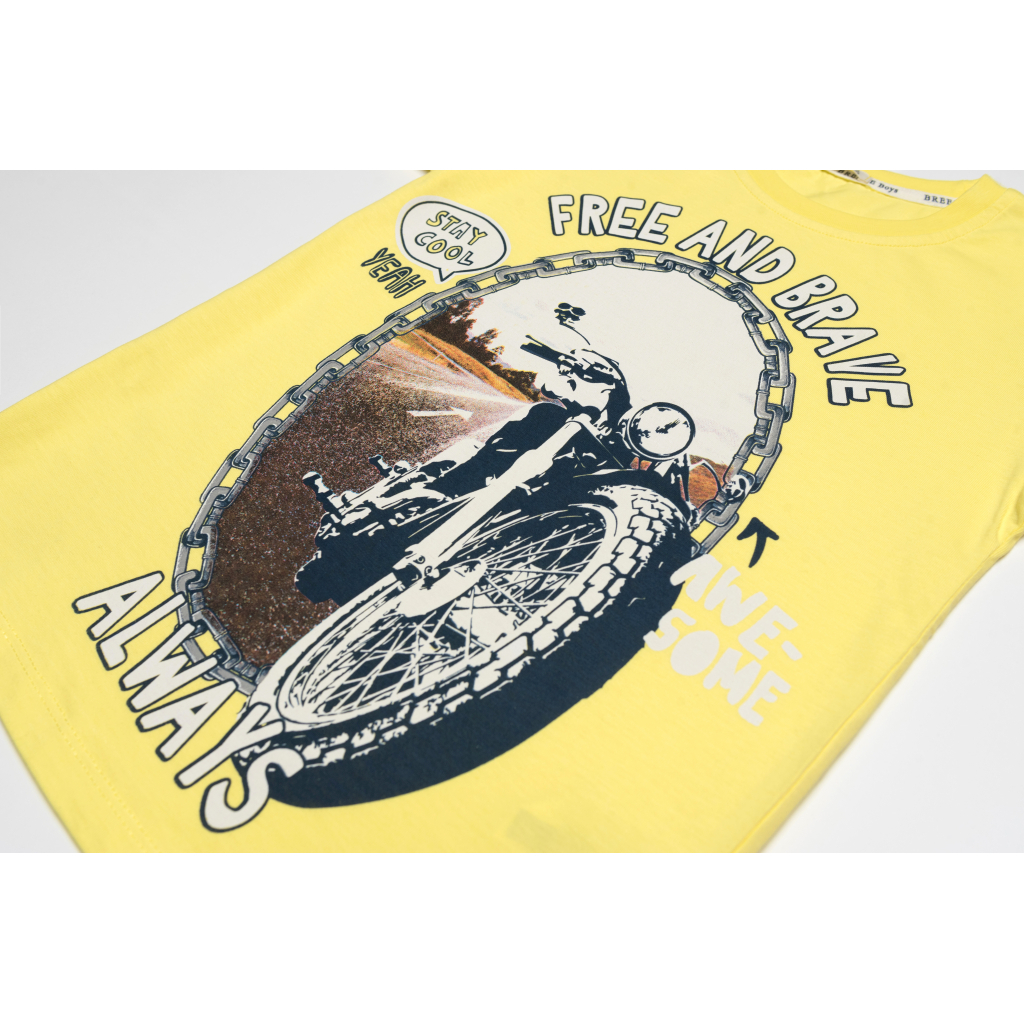 Набір дитячого одягу Breeze з мотоциклом (15772-134B-yellow) зображення 4