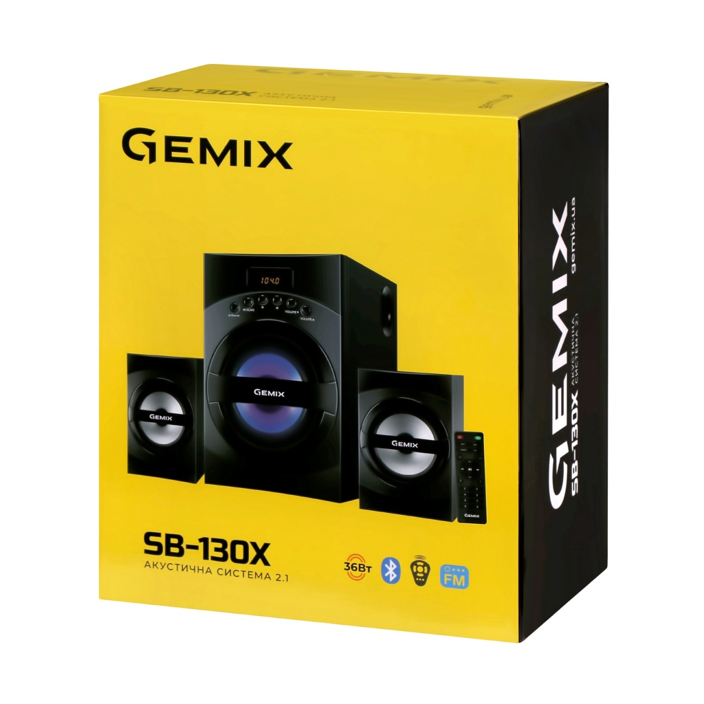 Акустична система Gemix SB-130X Black зображення 5