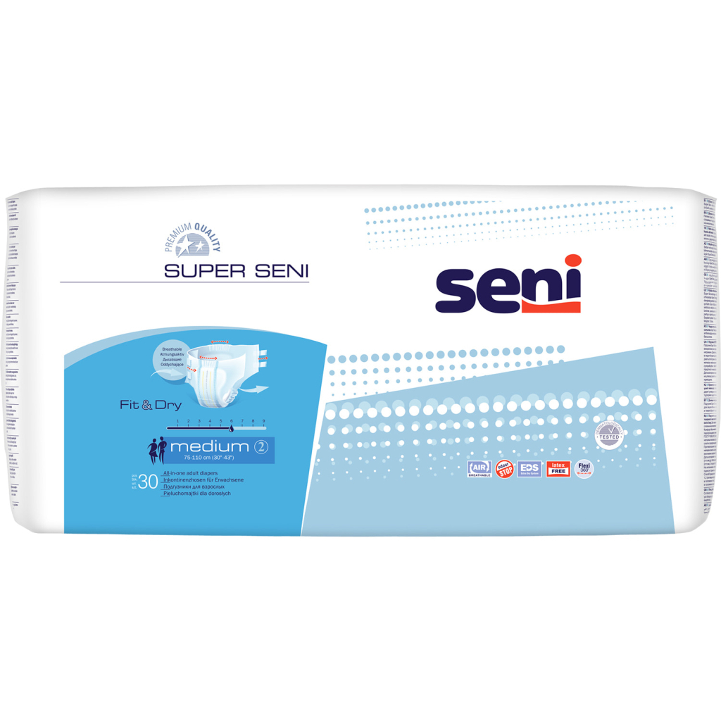 Подгузники для взрослых Seni Super Medium 30 шт (5900516691400)