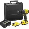 Шуруповерт Stanley FatMax, Li-lon 18 В, 60 Нм, 2 АКБ + ЗУ, кейс (SFMCD715D2K) изображение 3