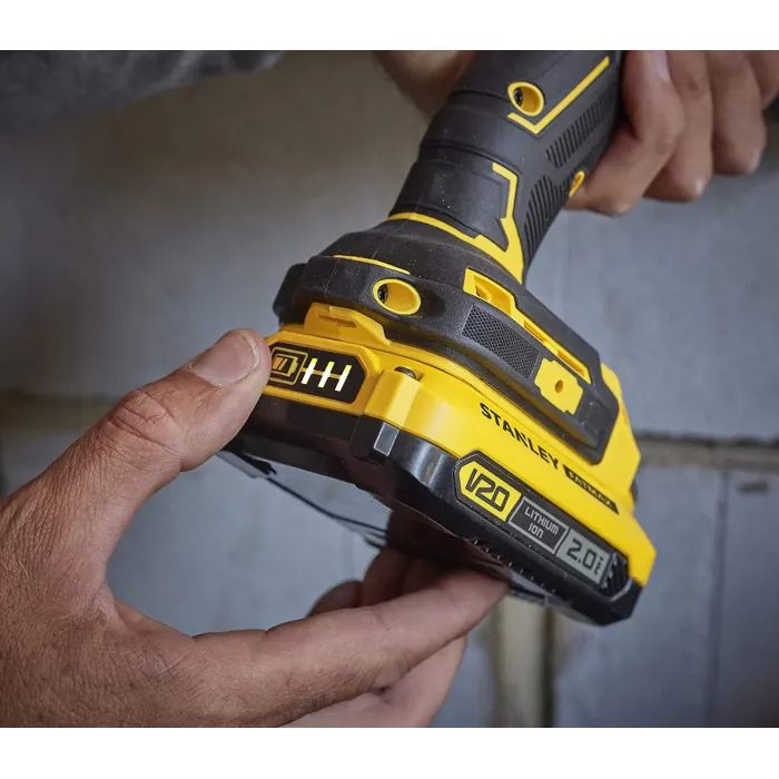 Шуруповерт Stanley FatMax, Li-lon 18 В, 60 Нм, 2 АКБ + ЗУ, кейс (SFMCD715D2K) изображение 7