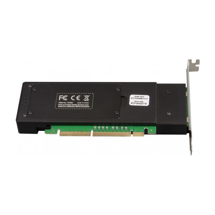 Плата расширения Frime PCI-E-4хM.2, ASM2824 (ECF-PCIEtoSSD014.LP) изображение 5