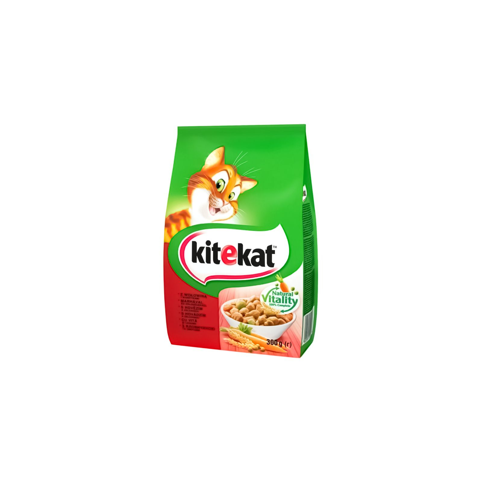 Сухий корм для кішок Kitekat Яловичина з овочами 300 г (5900951248818)