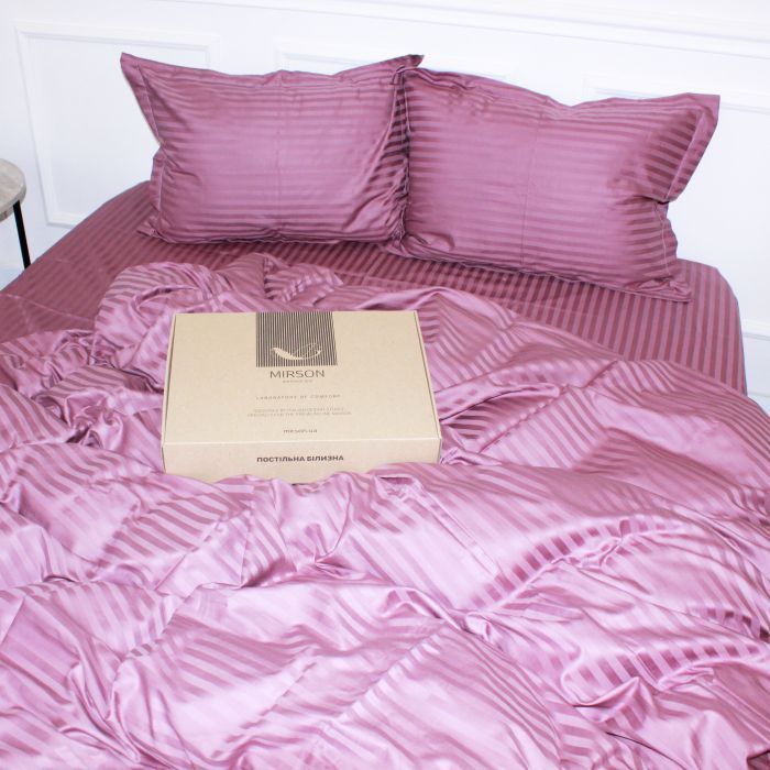 Постільна білизна MirSon Satin 30-0008 SmokyPink 160х220 Сімейний (2200005250334) зображення 4