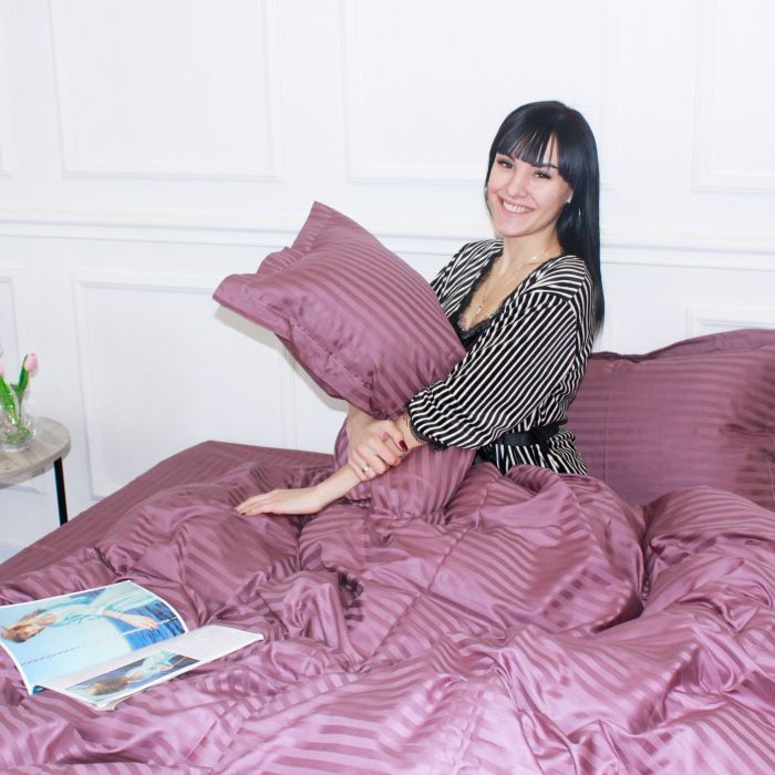 Постільна білизна MirSon Satin 30-0008 SmokyPink 160х220 Сімейний (2200005250334) зображення 8