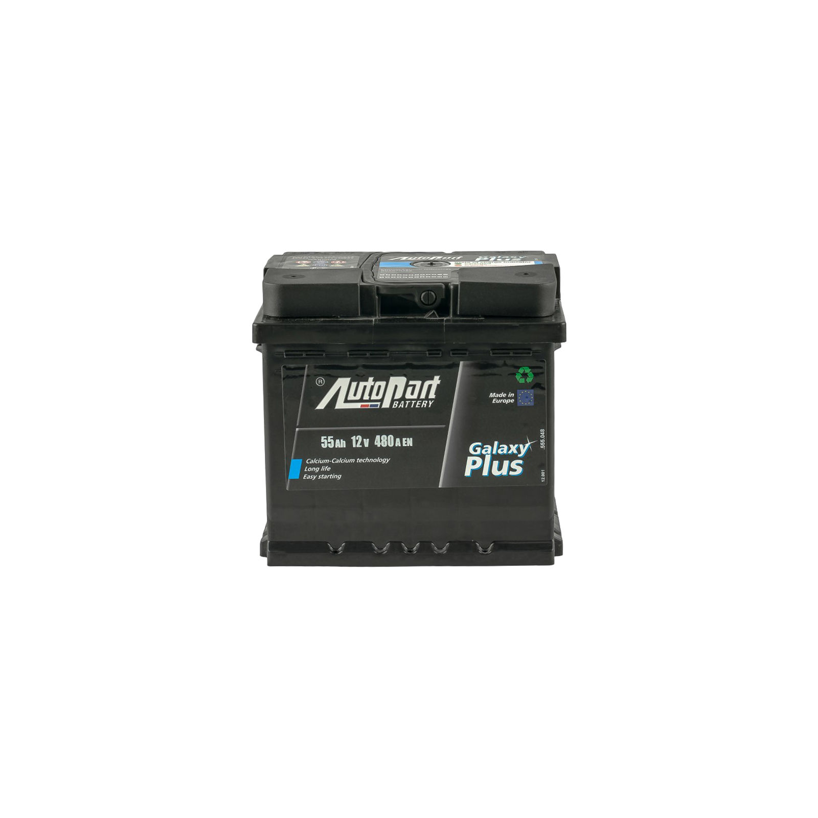 Акумулятор автомобільний AutoPart 55 Ah/12V Plus (ARL055-P01)