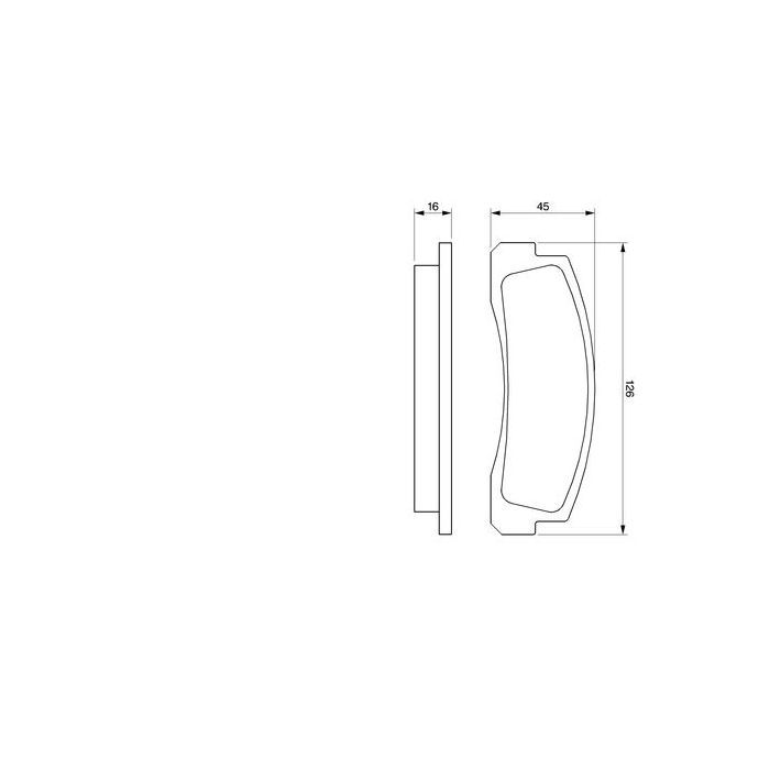 Тормозные колодки Bosch 0 986 466 601 изображение 6