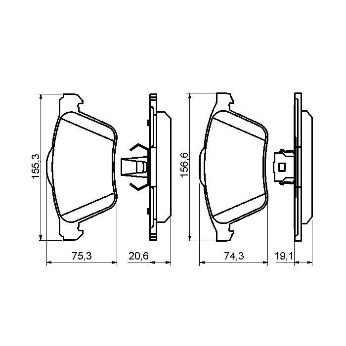 Гальмівні колодки Bosch 0 986 494 159 зображення 4