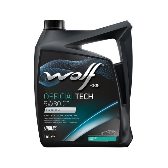Моторное масло Wolf OFFICIALTECH 5W30 C2 4л (8309014)