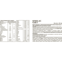 Детская смесь Similac Gold 3 800 г (5391523058643) изображение 6