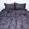 Підковдра MirSon Satin Stripe 30-0012 Dark Gray 110х140 см (2200005252093)