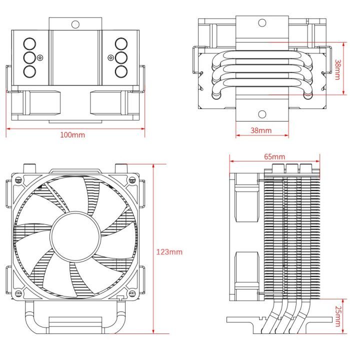 Кулер до процесора ID-Cooling SE-903-XT зображення 5